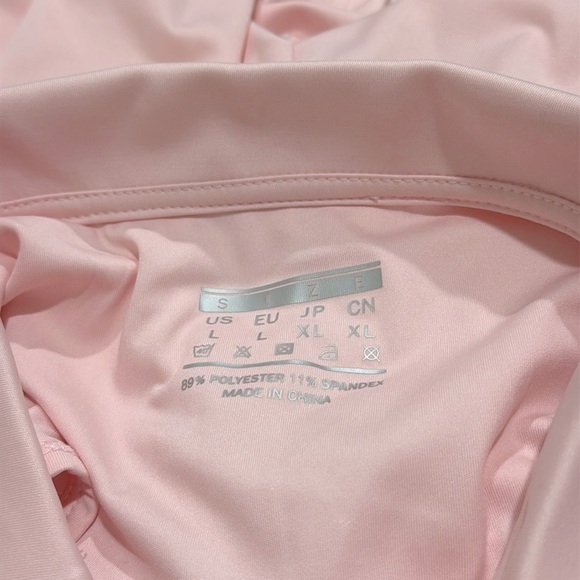 Women's Pink Sleeveless Golf Polo Shirt Size L NWOT - Picture 3 of 4